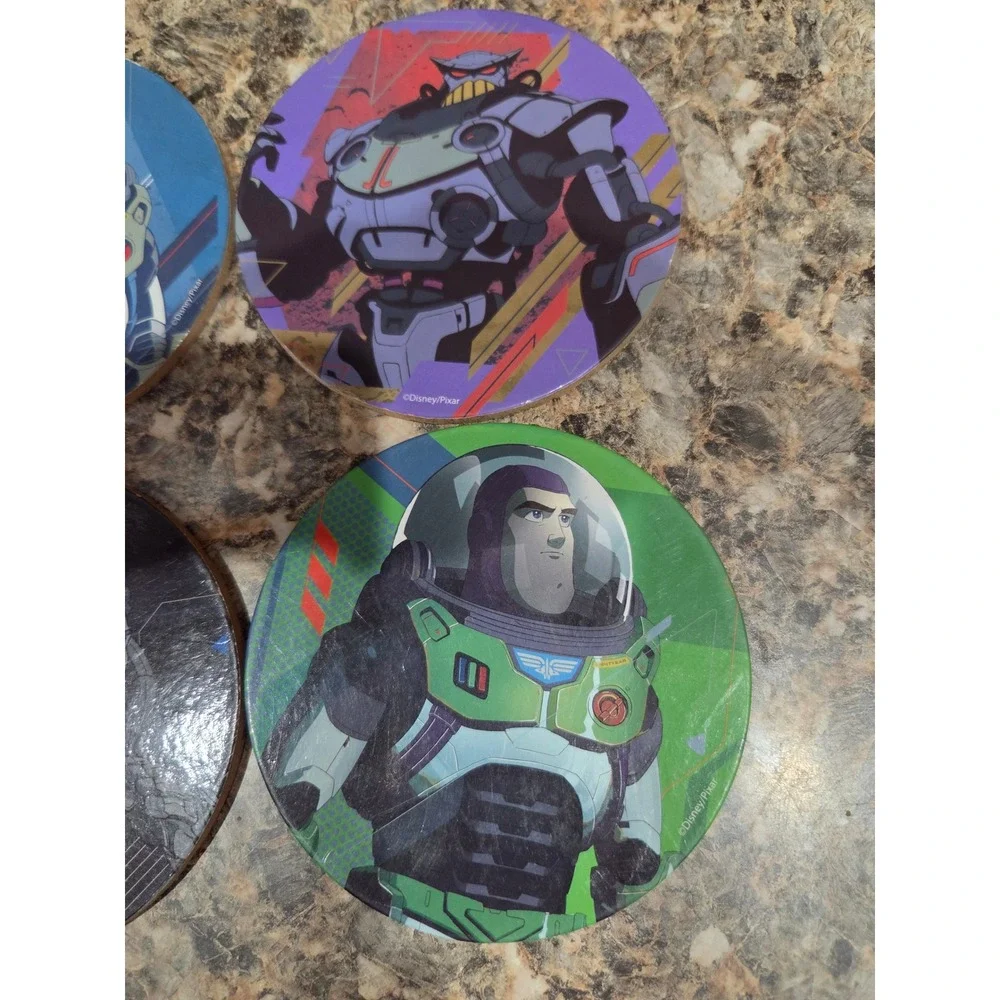 Disney Lightyear Buzz Cork Coaster Set of 4, Drink Mats